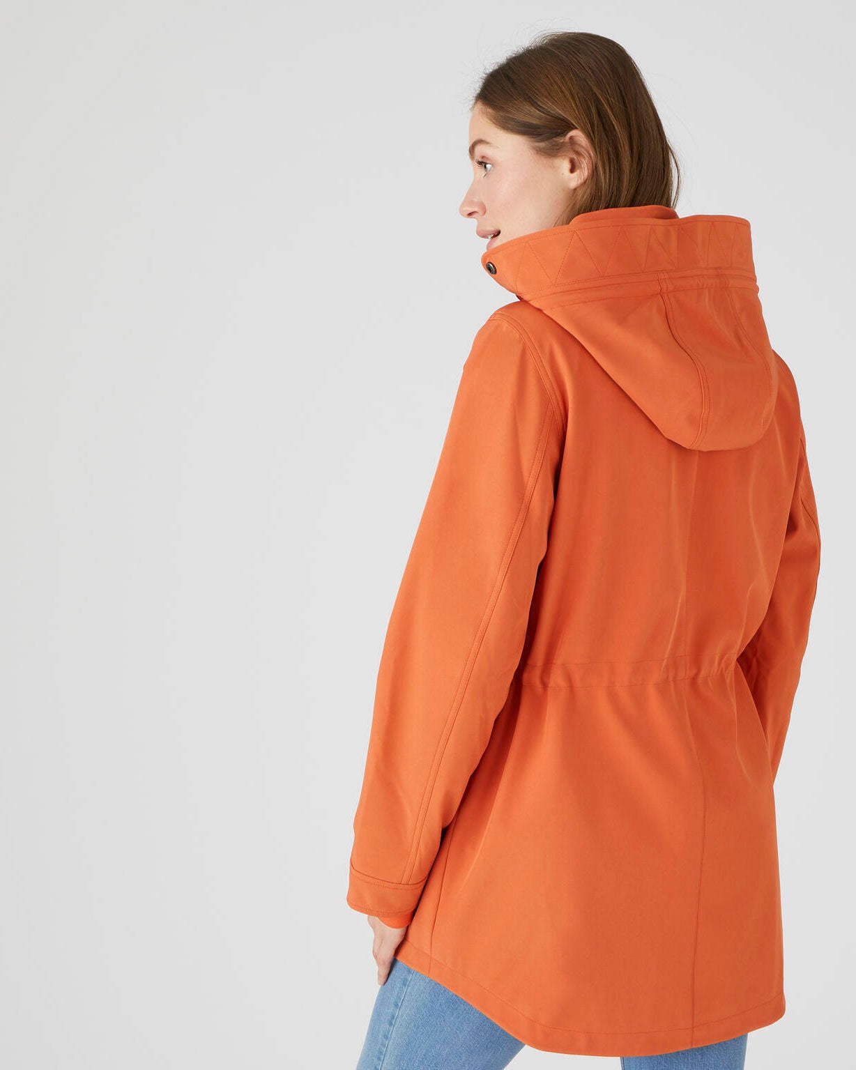 Lichte, waterafstotende parka met stretch