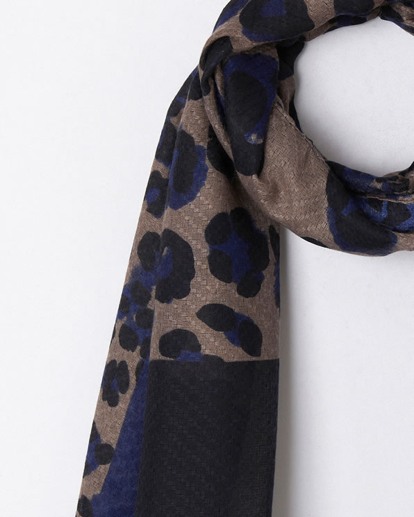 Foulard sjaal met print