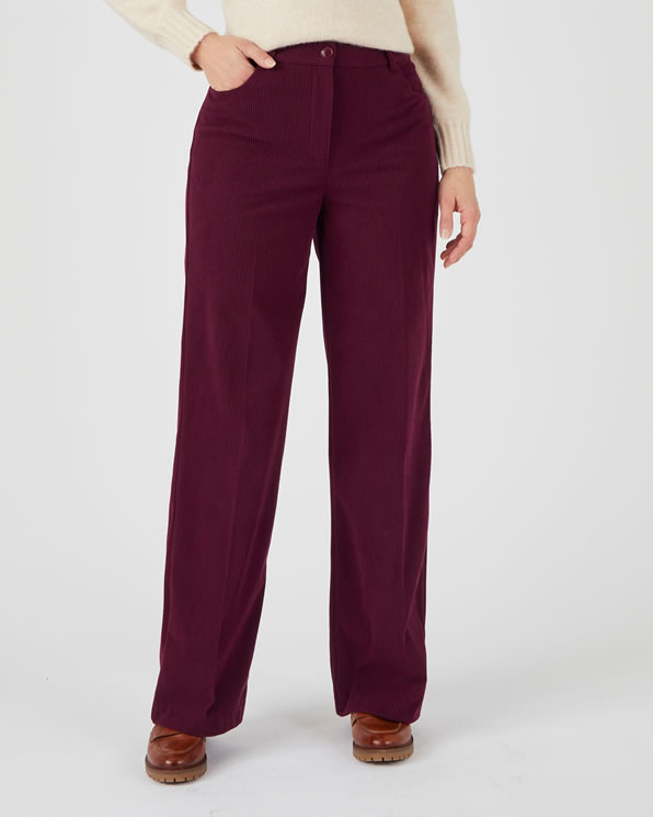 Broek pull-on ribfluweel